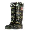 Water shoes non-slip waterproof wear-resistant camouflage high tube transparent bottom winter warm PVC rain shoes rain boots