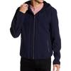 Tommy Hilfiger Solid Fit Comfortable Simple Zip Hooded Long Sleeve Spring Autumn Jacket Men Jackets 157AP294-MID