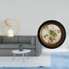 Crystal Embossed Resin Ball Sculpture Antique Decorative Metal Figurine Photo Frame Statue Stand for