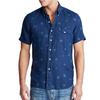 Polo Ralph Lauren SS23 Star Print Single-Breasted Shirt Men Shirts Blue 710788295-001