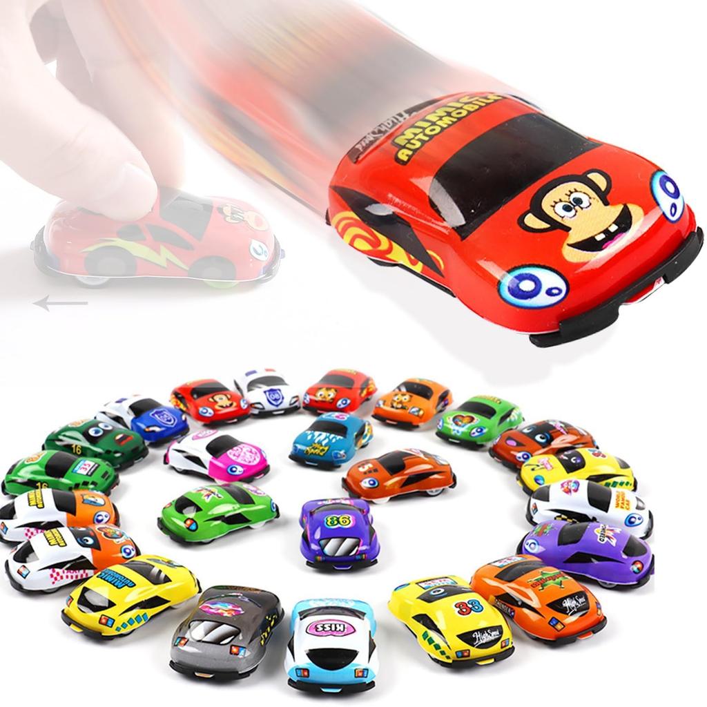 Toy Mini Car Toy Inertial Stunt Boys and Educational Indoor Play 20-Car Set, Pull-Back Cars, Cars, Set, Pull-Back Cars, Cars, Kids' Game, Girls,