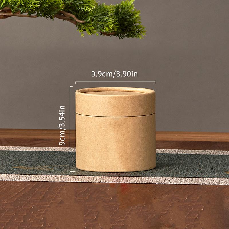 1Pcs Kraft Paperboard Tubes Round Essential Oil Packaging Containers For Tea Caddy Coffee Cosmetic Crafts Gift Storager