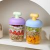 Handheld Breakfast Cups 500ml Salad Cup New Yogurt Bowl  for Oatmeal Cereal Nut Yogurt