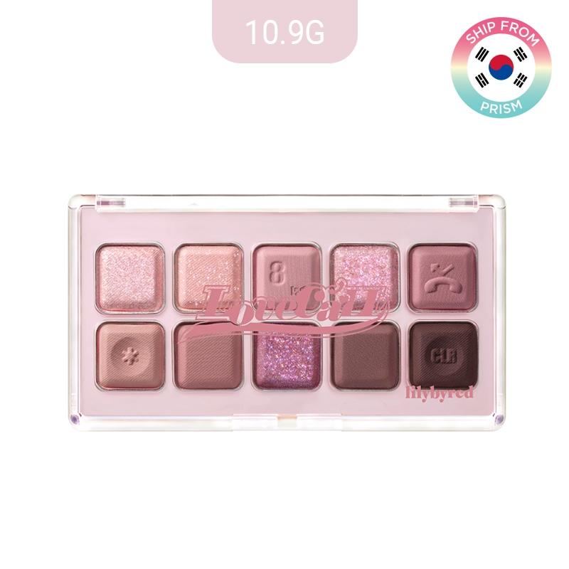 lilybyred Paleta cieni do powiek Mood Keyboard 8 kolorów, 10 wszechstronnych palet kolorów, galaretowata konsystencja z naturalną przyczepnością i rozwojem koloru