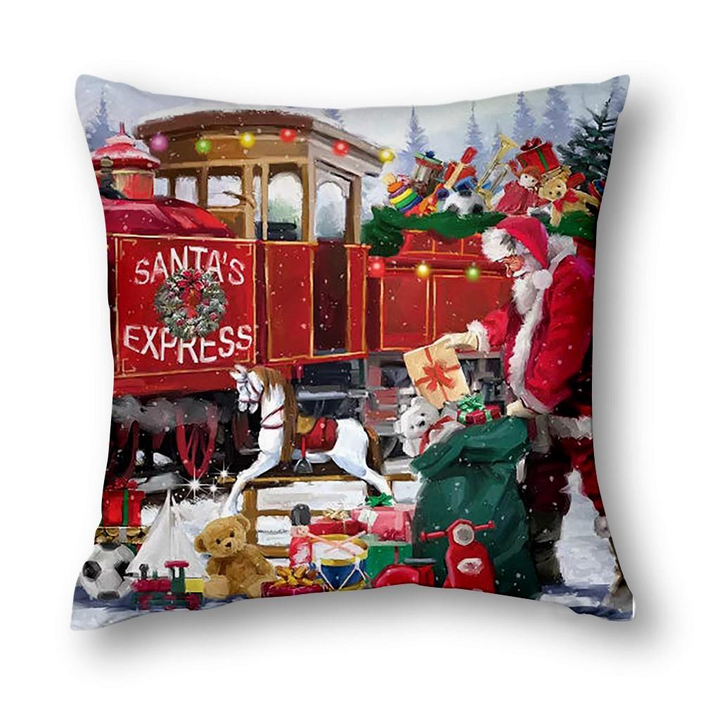 Christmas Decoration Nordic Cushion Cover 45X45 Bed Decor Pillow Cover Elegant Cushion Decor Sofa Home Decor