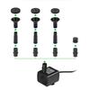 1.5W Solar Fountain Solar Powered Water Fountain Pump Solar Fountain Pump Kit for Bird Bath Ponds Garden Fish Tank and Outdoor