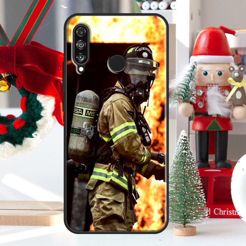 Firefighter Heroes Fireman Cool For Huawei Nova 5T 9 10 SE 7i 8i 11i 12i Y73 Y72 Y61 Y91 Y60 Y70 Y90 P20 P40 P30 Lite Case