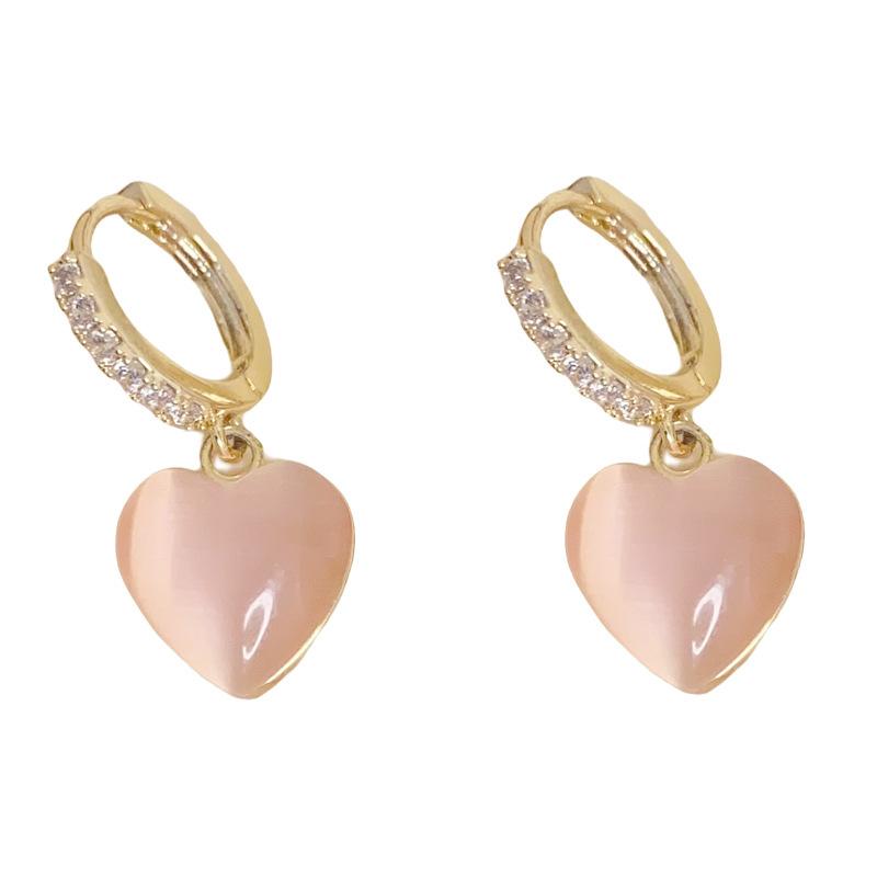 Women's Summer Versatile Sweet and Fashionable Love Earrings