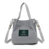 Fashion All-match Girl Mini Crossbody Bag Original Canvas Letter Labeling Shoulder Bag Art Canvas Bag