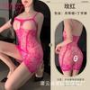 Sexy underwear hot transparent couple flirting free mesh clothes sexy jacquard hollow one-piece mesh socks