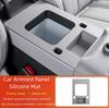 Car Armrest Box Panel Silicone Pad Fit for BYD Leopard 7 Titanium 7 Modified Car Center Console Armrest Box Anti-scratch Pad