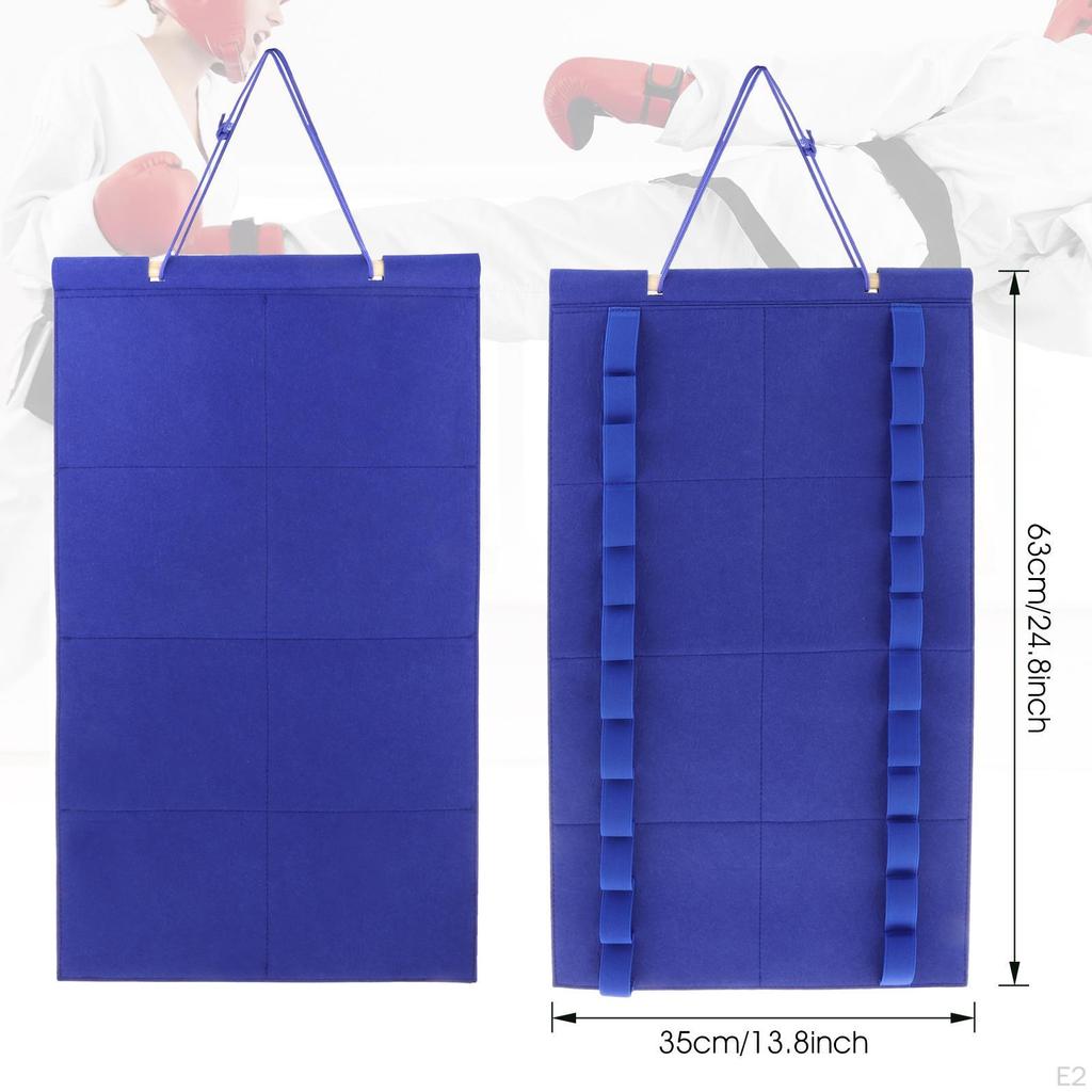 Künstlerischer Gürtelhalter zur Präsentation von Karate- und Taekwondo-Gürteln, Geeignet für Kinder und Erwachsene