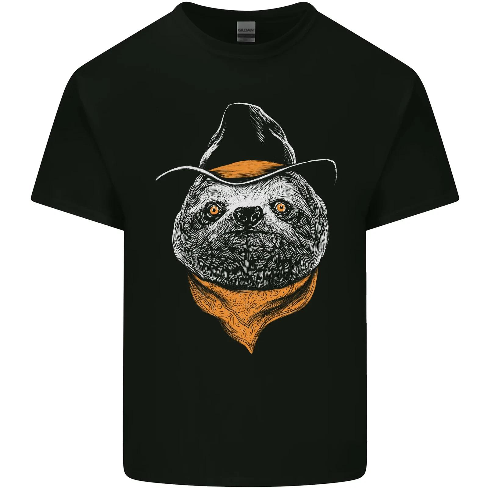 A Sloth Cowboy Kids T-Shirt Childrens 2XL