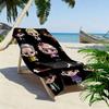 Snowman anime 2D Flat Print Beach Towel, Large Soft Quick Dry Towel for Beach Camping SwimmingZSTJ0915413