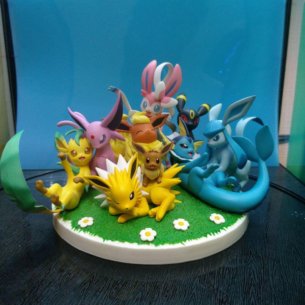 [USED] Pokemon G.E.M.E.X Series Eevee Friends Figure