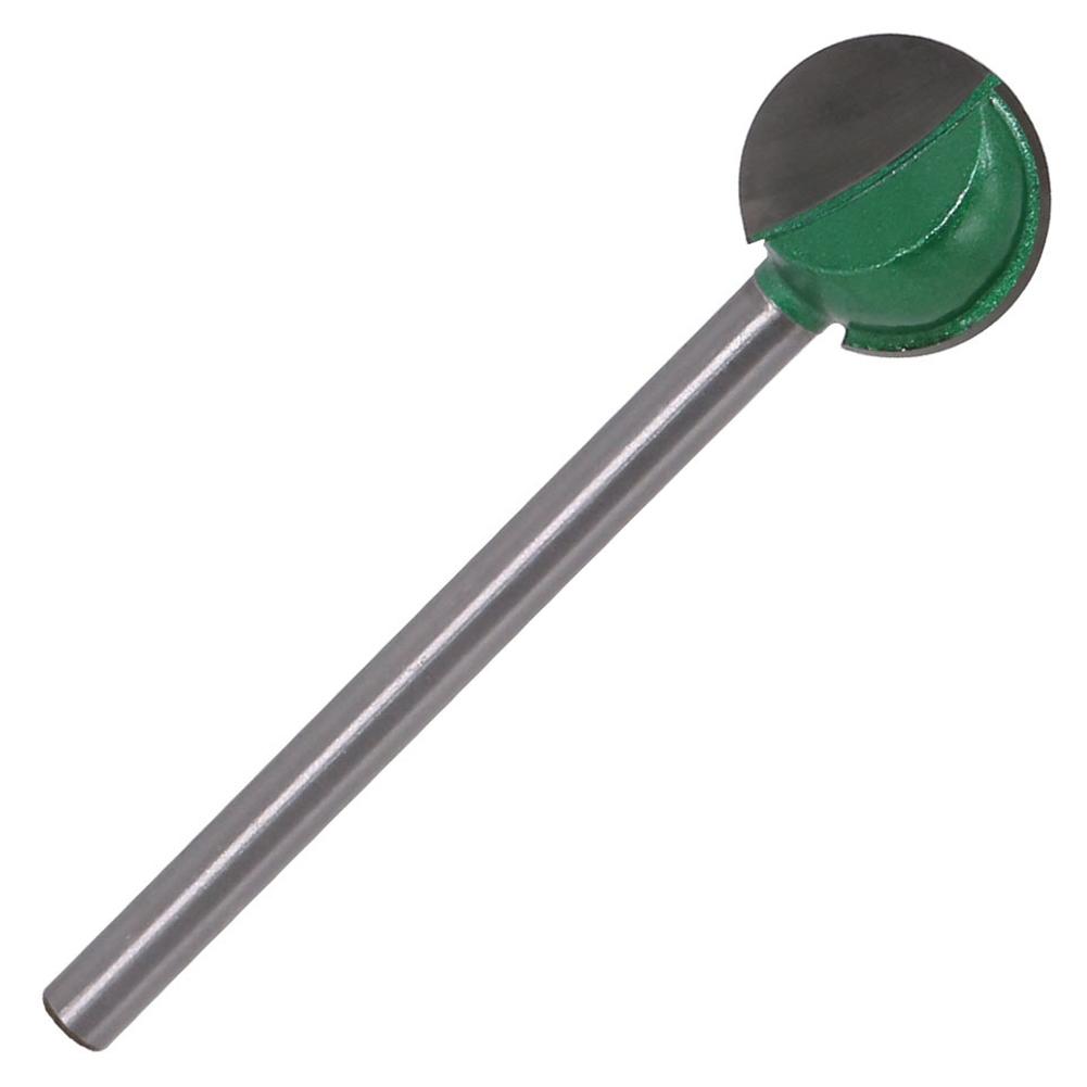 Green / Silver Routet Bit Hard Alloy Lubricated Round