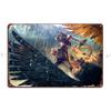 Geralt Battling Griffin Metal Sign Painting Club Bar Design Classic Designer Tin Sign Poster