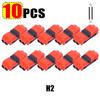 10/1pcs Wire Connectors Low Voltage Wire Connectors Solid Connection T Tap Wire Connectors T Type 2 Pin Wires Splicing Connector