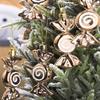 6Pcs Xmas   Ornaments Delicate Plastic Hanging   Ornaments Xmas Tree Hanging Decorations for Garlands Gift Packages