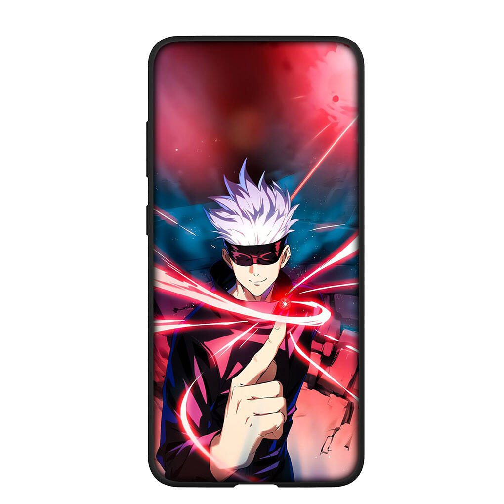 Phone Case for iPhone 17 16 15 Plus X Huawei P30 P20 Lite Redmi Note 14 12 11 13 Pro Max OPPO A60 A80 A40 A18 Cartoon Gojo Satoru Jujutsu Kaisen Cover