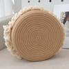 Stylish Cotton Rope Woven Storage Basket Contemporary Tassels Cotton Rope Basket Practical and Soft Storage Container