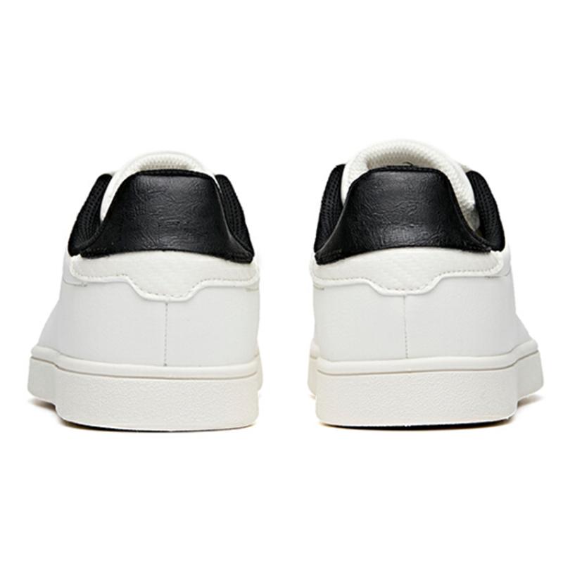 Anta Life Collection Low-Top Skateboard Shoes Men's White Black Sneakers 112018064-1