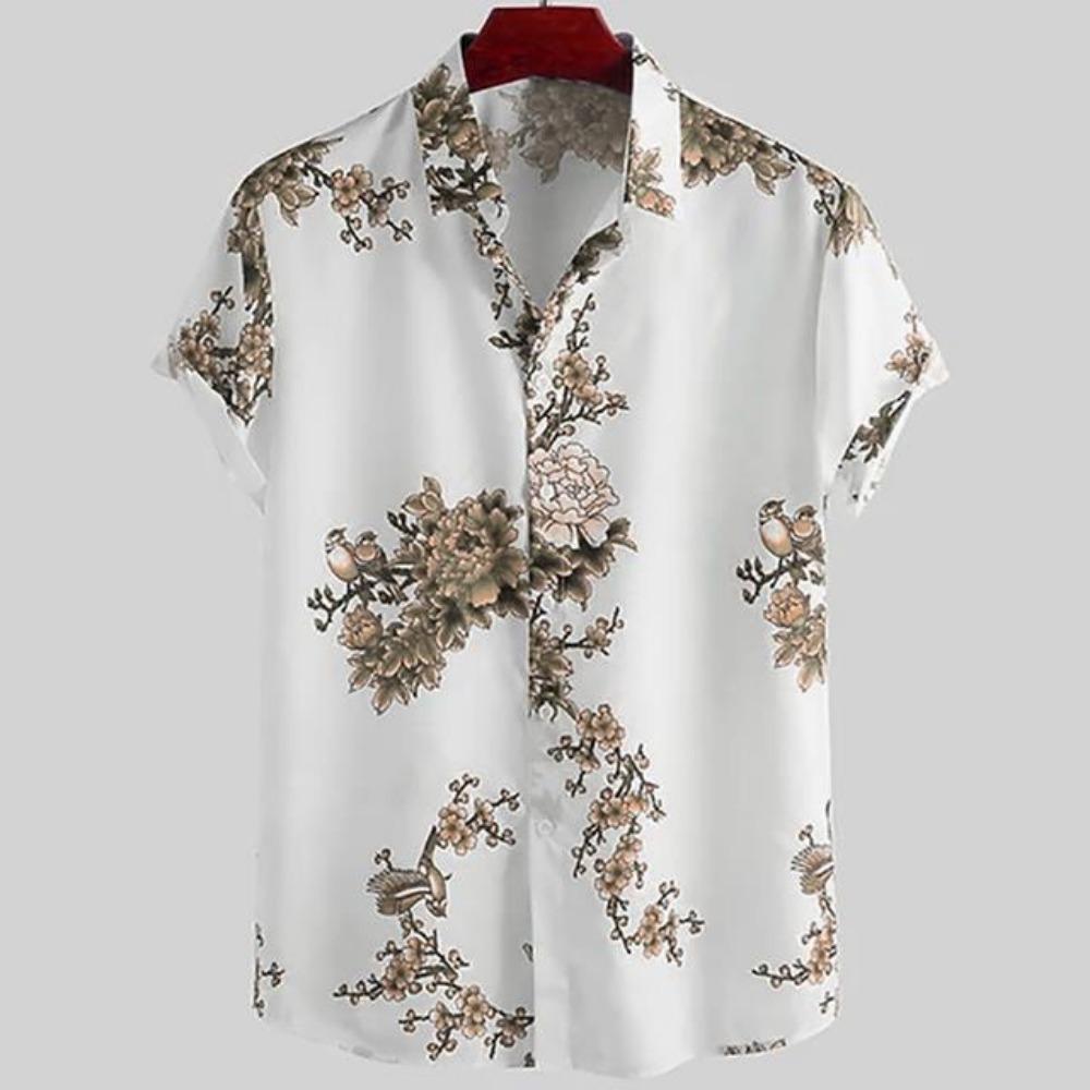 2024 Flower Shirt Hawaiian Men Clothes Loose Breathable Men's Shirts Summer Male Street Casual Short Sleeve Tops 5xl