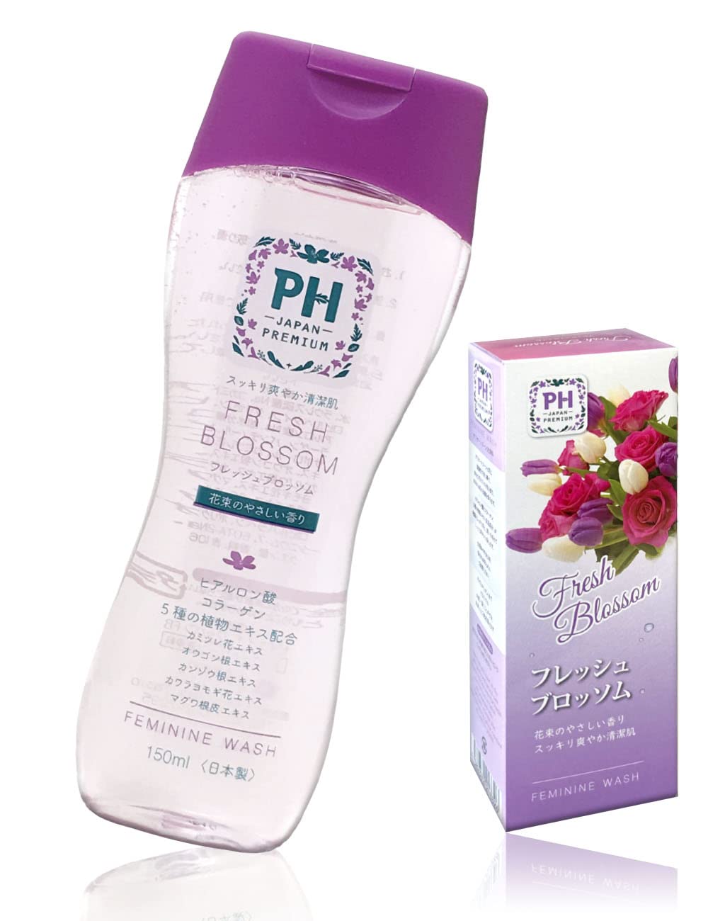 

Feminine Wash Soap for Delicate Areas Fresh PH-JAPAN-PREMIUM (150ml (x 1), Blossom)