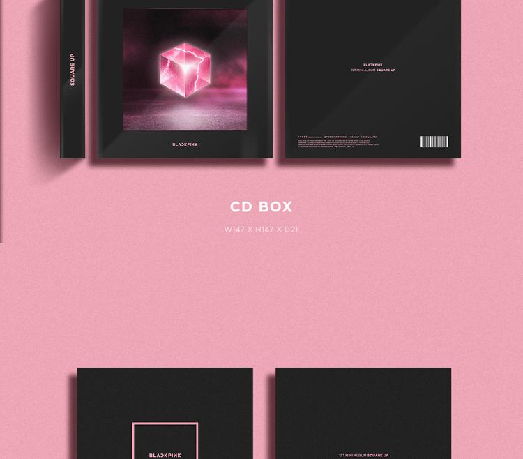 BLACKPINK [SQUARE UP] 1. Mini-Album (SCHWARZ / PINK Version)