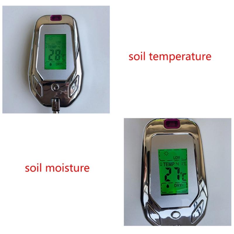 Professional Soil Test Device 5 Functions in 1 Soil Examination Device ABS Perfect for Agriculture & Horticulture