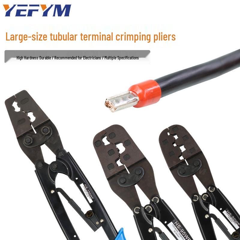 Multipurpose Needle-Shaped Crimping Pliers for 10-150 Mm² Terminals