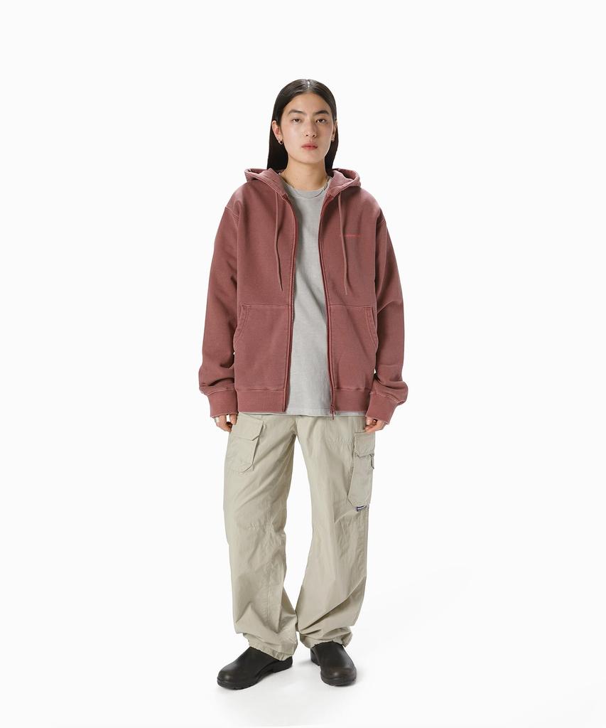 Thisisneverthat Intl. Logo Zip Up Hoodie Dried Rose