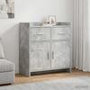 Sideboard Concrete Grey 75 x 36 x 80 cm Engineered Wood