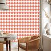 Harlequin Diamonds Wallpaper Coral and White for Living Room and Bedroom 50x1000