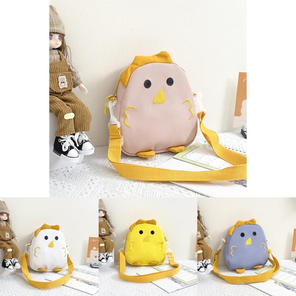 Cute Chick Cartoon Shoulder Bag For Kids Lightweight Mini Crossbody For Boys And Girls Daily Use