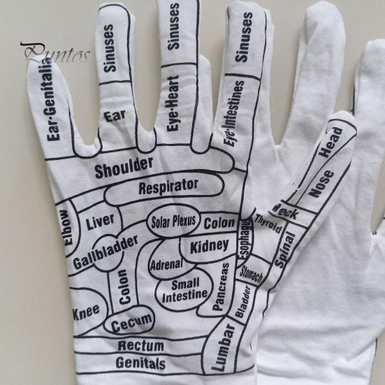 Zestaw rękawic do akupunktury Rękawice do masażu refleksologicznego dłoni z różdżką do masażu akupresurowego Narzędzia do pielęgnacji dłoni Poprawiają zdrowie Złagodzą zmęczenie Prezent dla rodziców