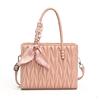 Ielgy Fashion Ladies Pleated Underarm Bag Commuter Classy All-Match Tote Bag