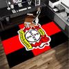 Fußballverein Wappen Löwe Büro Teppich Stuhlmatte, Spielteppich, Geeignet für Eingangsbereich, Schlafzimmer, Wohnzimmer, Schreibtisch, Weihnachtsgeschenk