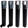 Jeu De 4 Jambes De Sommier - MICEL - Vega 96405 - Noir - 30 X 40 Cm - Rectangulaire