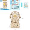 Wooden Diy Rotating Music Ferris Wheel Educational Steam Toy For Kids Customizable Material