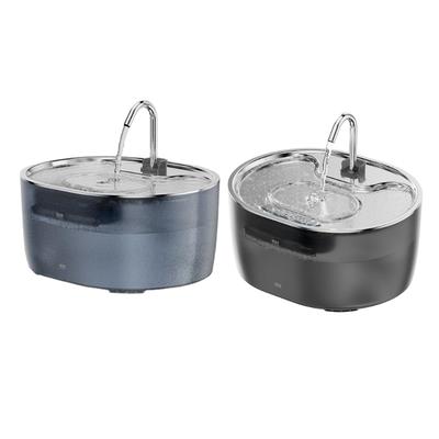 High Capacity SelfCleaning Cats Water Dispenser With Stainless Steel Spouts For Continuous Freshed Water Flows Low Noise