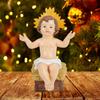 Jesus Figurine Hand Painted Child Multifunctional Gift Nativity for Holiday