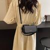 Stylish Vintage Mini Crossbody Bag with a Kiss Lock Featuring a Detachable Top Handle And a Square Design Perfect for Women AVE