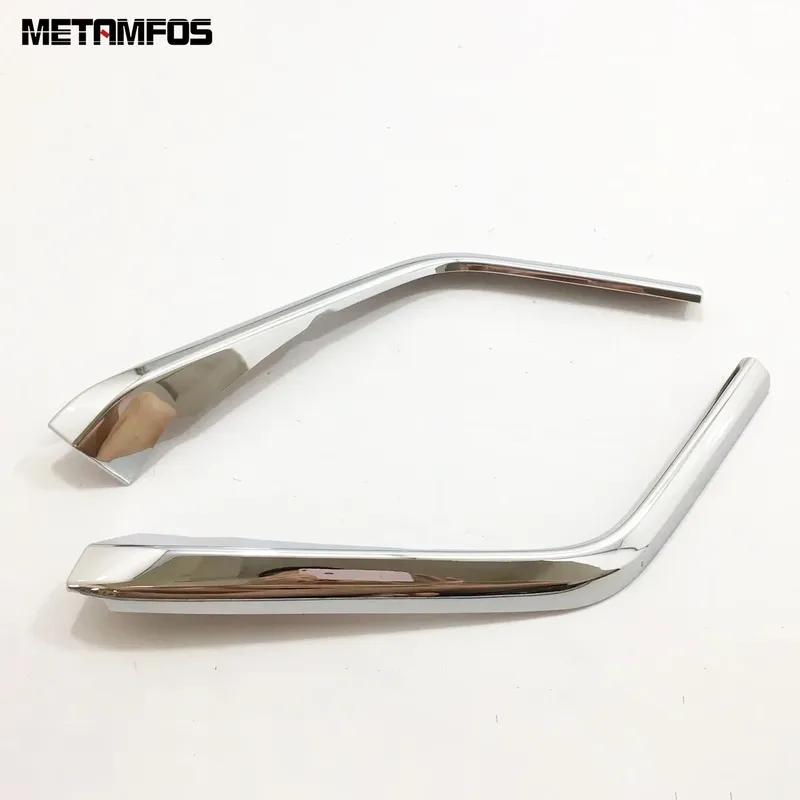 For Volkswagen VW Tiguan 2017 2018  Chrome Front Bumper Grille Racing Grill Molding Trim Sticker Accessories Car Styling