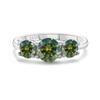 JoyceJelly S925 Silver Colors Moissanite Ring 2CT 4CT Total Full Moissanite Diamond Jewelry For Wedding Engagement Gift