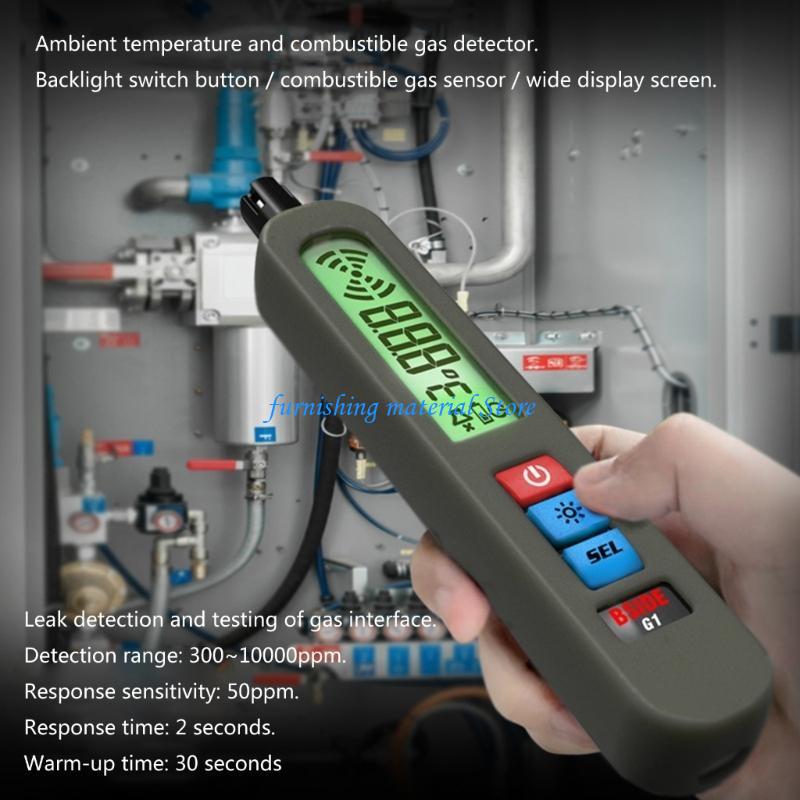 Y5GD Portable Leak Detectors Compact Gas Detection Device High Accuracy Fast Warning System for Kitchen Bathroom