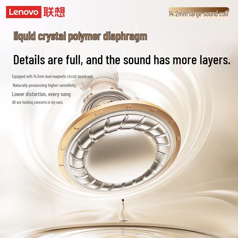 Lenovo EA366 Adjustable Wireless Ear-Hook Sports Headphones