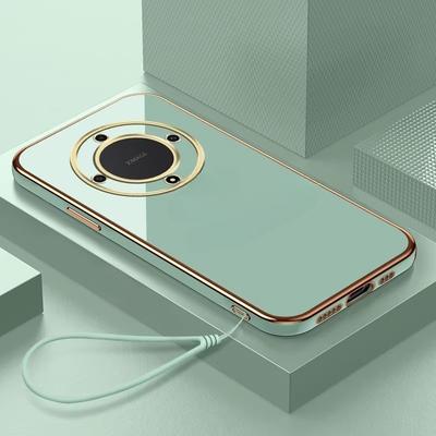Per Magic 8 Lite Protezione Lente Fotocamera Placcata Custodie per Telefono Per Honor X9D X70 Silicone Morbido Antiurto Cover Posteriore Laccetto
