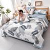 Fashion Skin-friendly Summer Cool Blanket Comfortable Lightweight Air Condition Comforter Machine Washable Quilt for Adults Kid