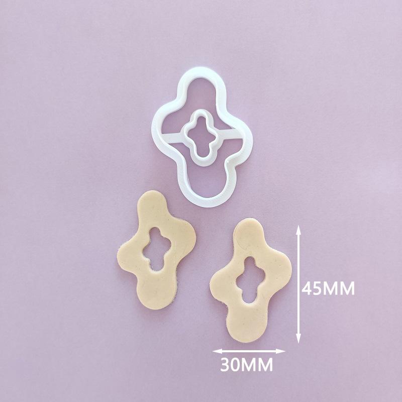 Geometry Polymer Clay Shape Cutter  Irregular Round Oval Earring Cutters Earring Mould Clay Supplies Handmade DIY Jewellery